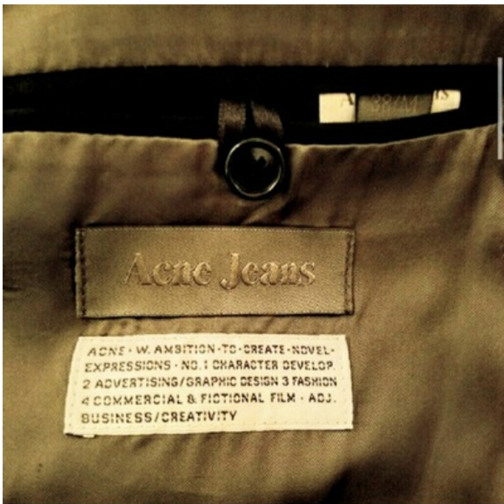RARE! VINTAGE!!!! ACNE BLACK BLAZER